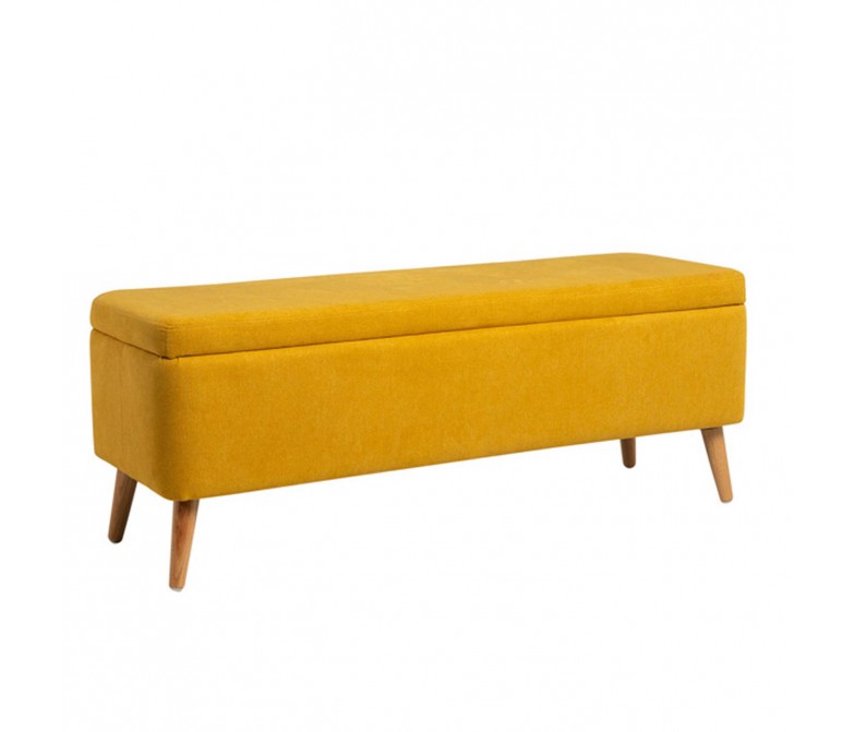 Baúl tapizado con patas de madera DS384ZRCH