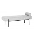 Banqueta tapizada con patas de metálicas DS384DMBRG