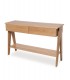 Consola de madera de roble con dos cajones DS384LVS