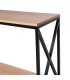 Consola-recibidor de roble y estructura metálica DS384RG