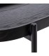 Consola de madera de roble y estructura metálica DS384NNT