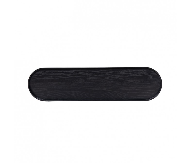 Consola de madera de roble y estructura metálica DS384NNT