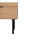 Mesita de noche en roble con tres cajones DS384SN