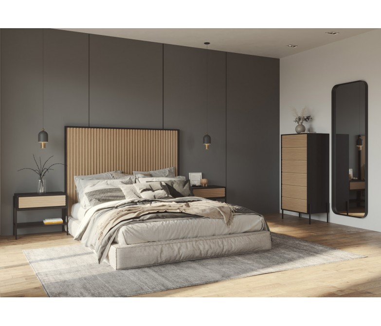 Cabezal para cama de 150 cm de estilo nórdico DS285RCA213