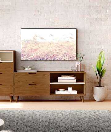 Mueble de TV de líneas rectas y diseño moderno DS277NR