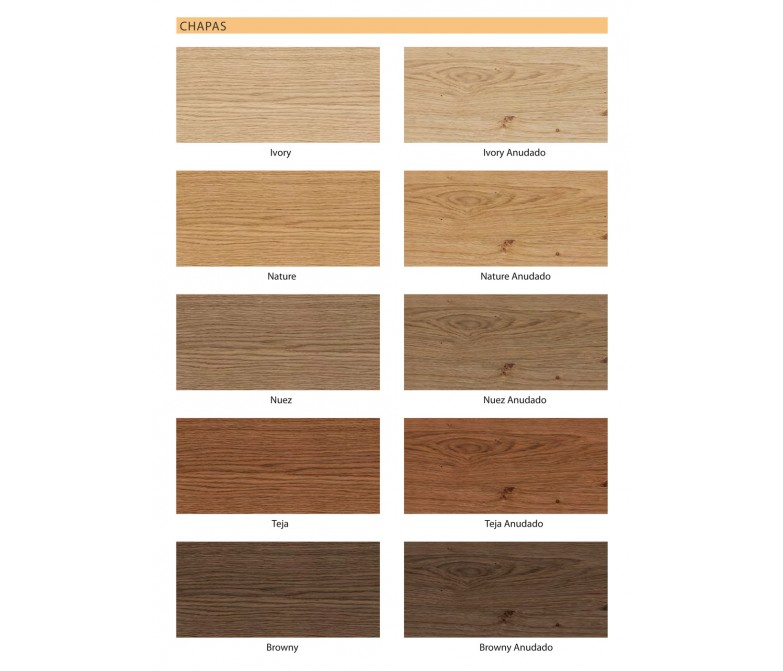Composición salón de diseño moderno en madera natural con detalles en color antracita DS277C01