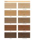 Composición salón con escritorio en madera natural combinado con lacados en color antracita DS277C11