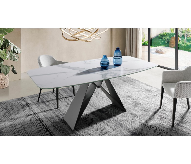 Mesa de comedor tapa porcelánica DS796NFNTY
