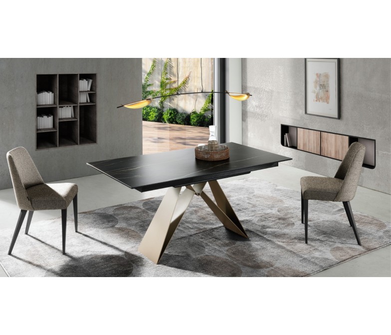 Mesa de comedor tapa porcelánica DS796NFNTY