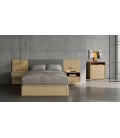 Dormitorio de matrimonio con detalle tapizado DS206SN