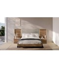 Dormitorio con cabecero tapizado DS950D12