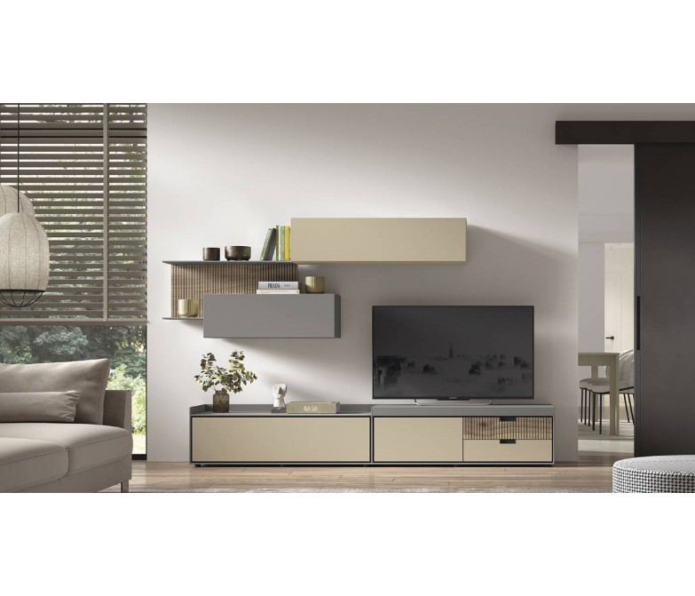 Mueble TV con patas con modulo elevable DS533105