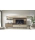 Mueble TV estilo original con bancada metálica DS533107