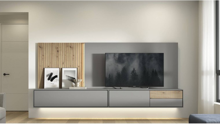 Mueble TV con luz led estilo elegante DS533108