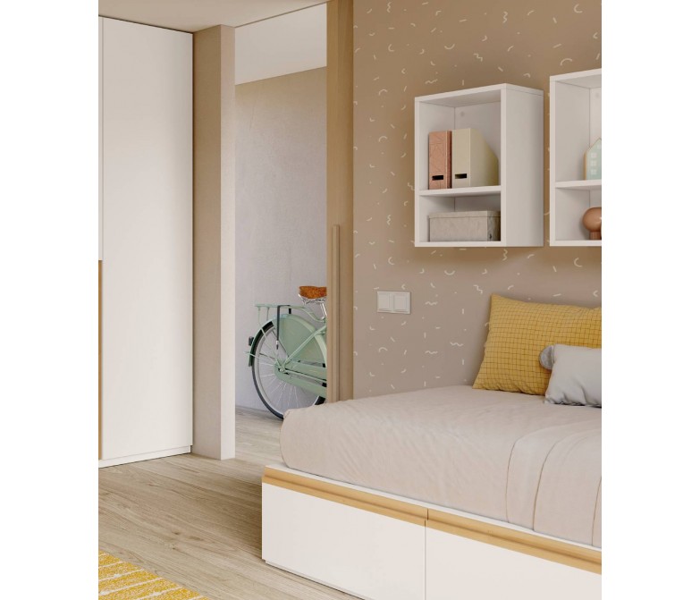 Cama nido DS306STY9 con estantería