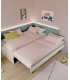 Dormitorio juvenil DS306STY24 con dos camas