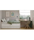 Dormitorio juvenil minimalista y funcional DS306STY29