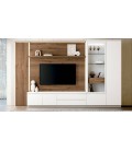 Mueble TV con LED blanco seda  DS950A02