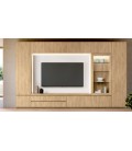 Mueble TV de madera teka con luz LED DS950A03