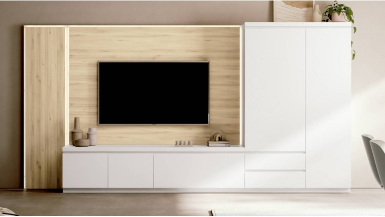 Mueble salon TV con luz led luminoso DS950A06