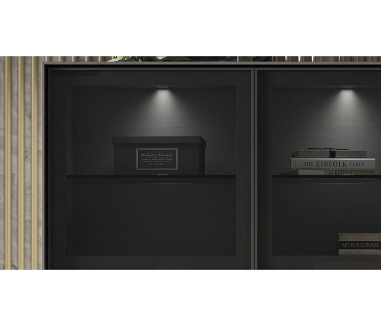 Vitrina cubo con luz y  2 puertas DS642716