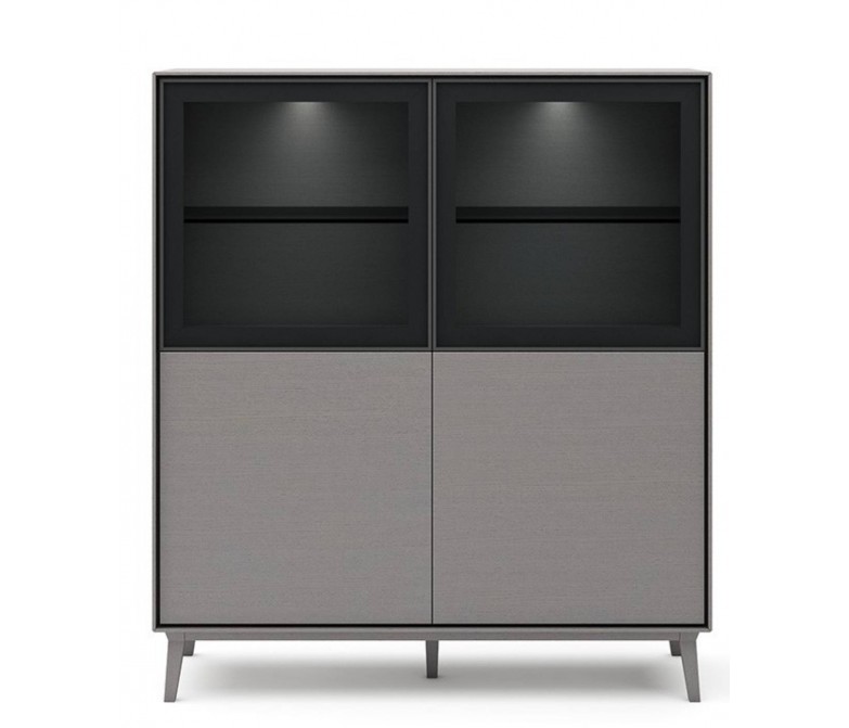 Vitrina cubo con luz y  2 puertas DS642716