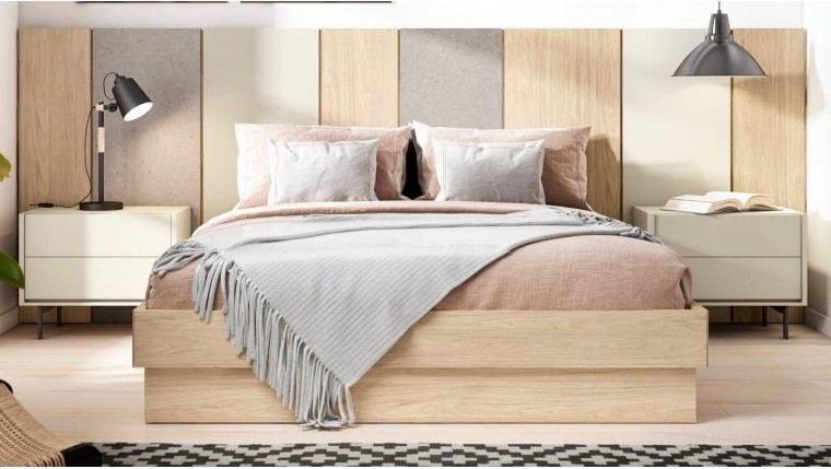 Dormitorio estilo contemporáneo con canapé DS849BED09