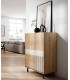 Mueble auxiliar con 3 puertas de madera DS849TERA