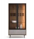 Mueble auxiliar vitrina con luz led en su interior DS849SK