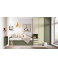 Cama nido con armario y mesa escritorio DS430CMP1