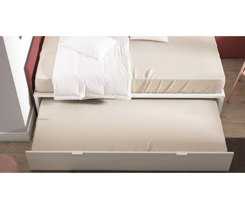 Cama compacta juvenil  c/escritorio y módulos colgados  DS430CMP13