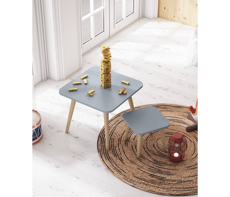 Cama tipi infantil con baúl y mesa DS430CMP102