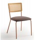 Silla tapizada con respaldo rajillado DS690ESTI
