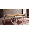 Mesa rectangular extensible de comedor DS690OLIMP