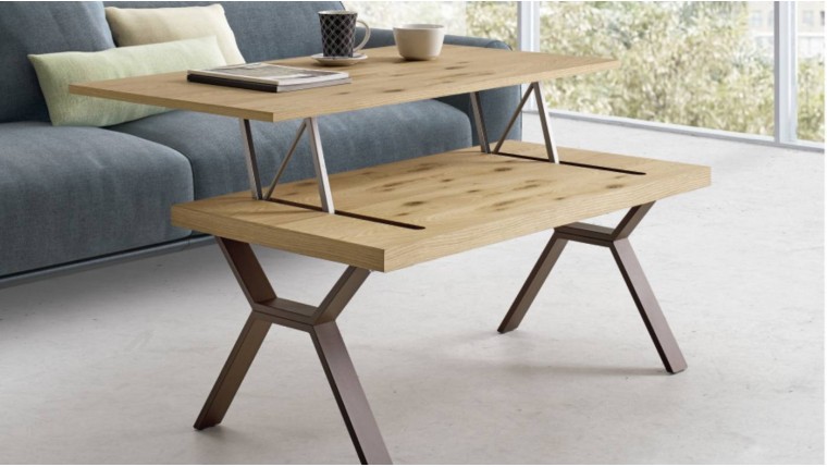 Mesa de centro elevable melamina DS690ELS