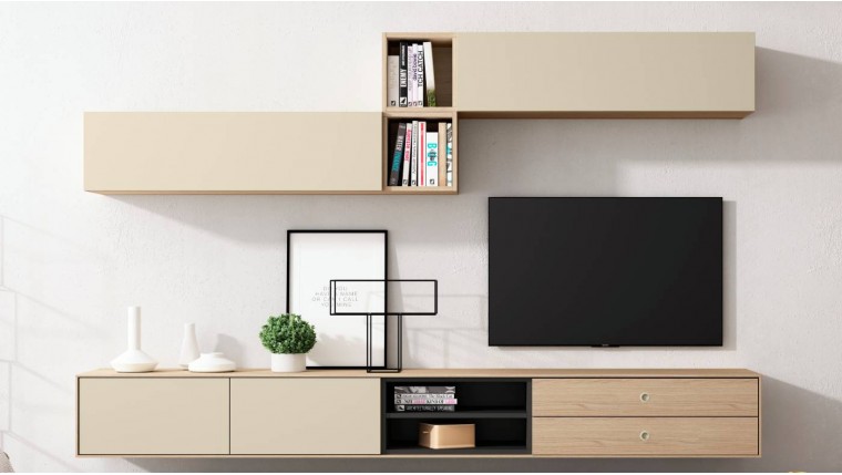 Mueble de salon colgado estilo moderno DS459BE2