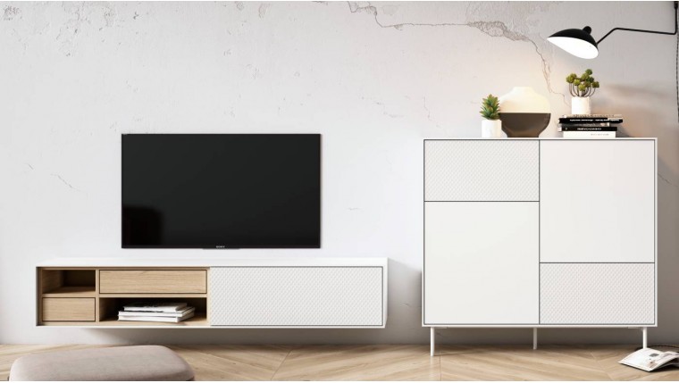 Composición salón con mueble TV y aparador DS459BE14