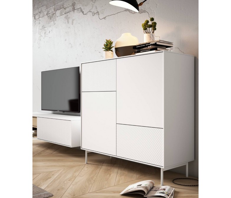 Composición salón con mueble TV y aparador DS459BE14