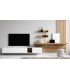 Composición salón con mueble TV y panel alistonado DS459BE30