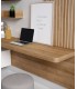 Composición salón con mueble TV y panel alistonado DS459BE30