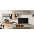 Composición mueble TV y escritorio DS459BE31