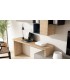 Composición mueble de salón TV y escritorio DS459BE31