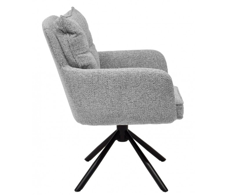Silla giratoria con patas metálicas DS248NTBS