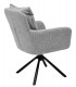 Silla giratoria con patas metálicas DS248NTBS