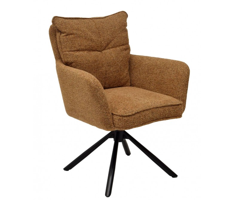 Silla giratoria con patas metálicas DS248NTBS