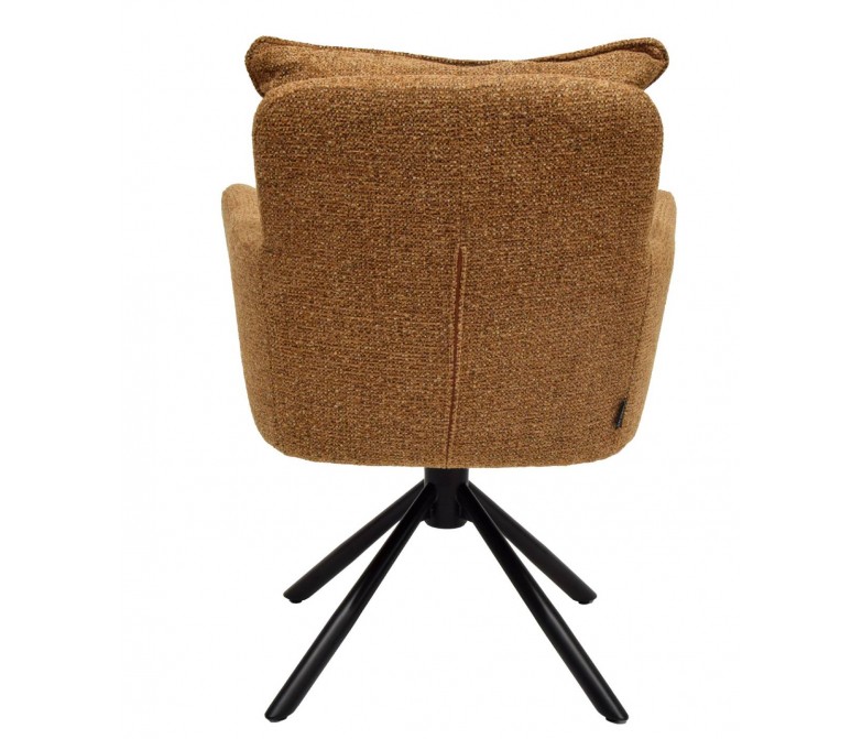 Silla giratoria con patas metálicas DS248NTBS