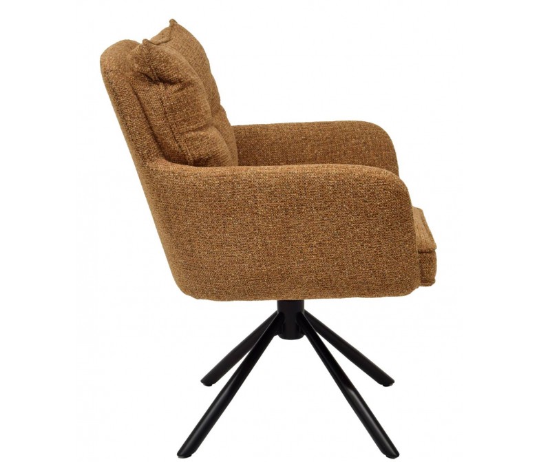 Silla giratoria con patas metálicas DS248NTBS