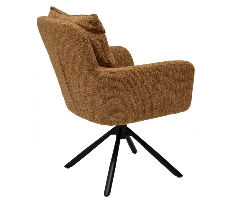 Silla giratoria con patas metálicas DS248NTBS