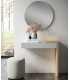Mueble de entrada con espejo redondo original DS172BRV65