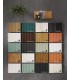 Mueble de baño con espejo redondo DS880MARSL02
